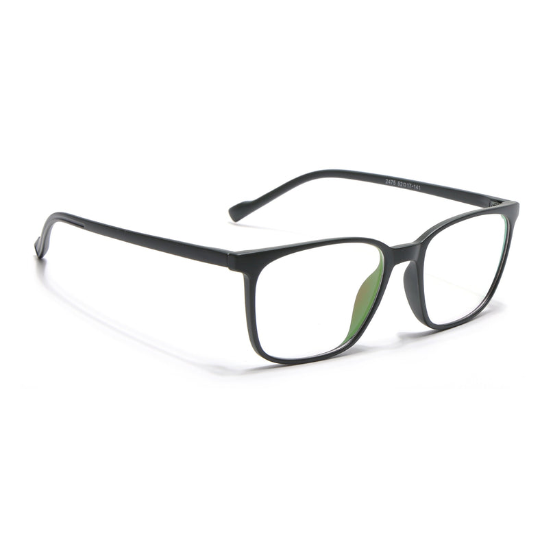 Eyejack Canment Olive Square Eyeglasses for Men & Women (CM2475FCL1797-C8)