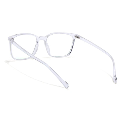 Eyejack Canment Transparent Square Eyeglasses for Men & Women (CM2475FCL1798-C9)