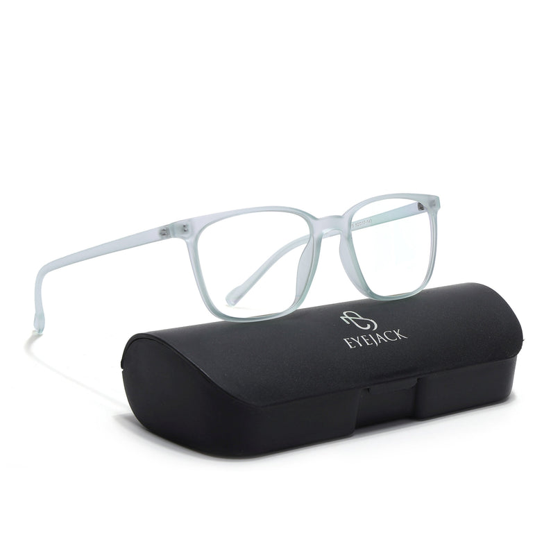 Eyejack Canment Sea Green Square Eyeglasses for Men & Women (CM2475FCL1799-C10)