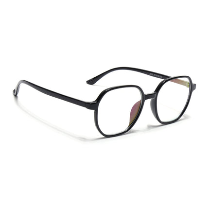 Eyejack Canment Shine Black Round Eyeglasses for Men & Women (CM2503FCL1800-C1)