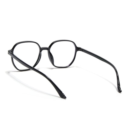 Eyejack Canment Shine Black Round Eyeglasses for Men & Women (CM2503FCL1800-C1)