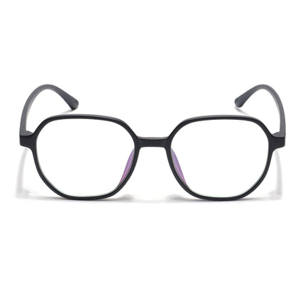 Eyejack Canment Matt Black Round Eyeglasses for Men & Women (CM2503FCL1801-C2)