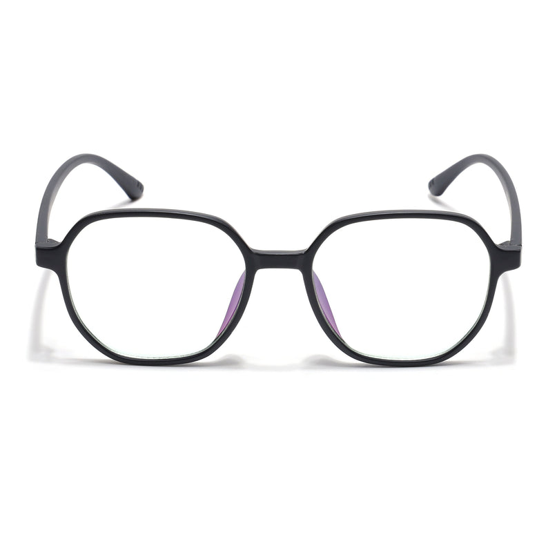 Eyejack Canment Matt Black Round Eyeglasses for Men & Women (CM2503FCL1801-C2)