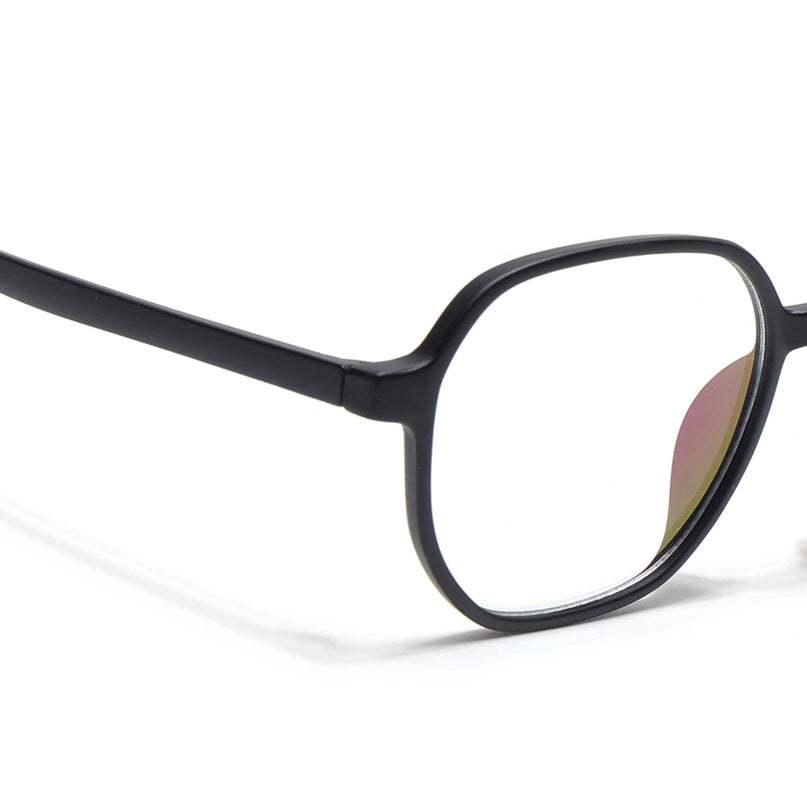 Eyejack Canment Matt Black Round Eyeglasses for Men & Women (CM2503FCL1801-C2)