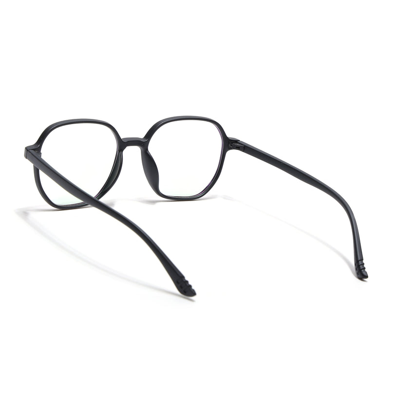 Eyejack Canment Matt Black Round Eyeglasses for Men & Women (CM2503FCL1801-C2)