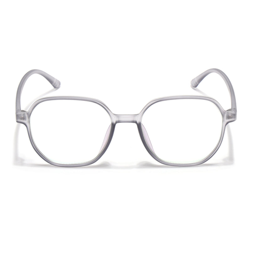 Eyejack Canment Grey Round Eyeglasses for Men & Women (CM2503FCL1802-C3)