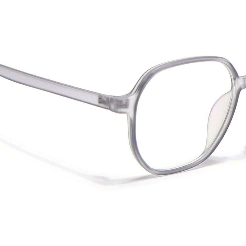 Eyejack Canment Grey Round Eyeglasses for Men & Women (CM2503FCL1802-C3)