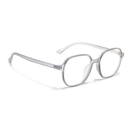 Eyejack Canment Grey Round Eyeglasses for Men & Women (CM2503FCL1802-C3)