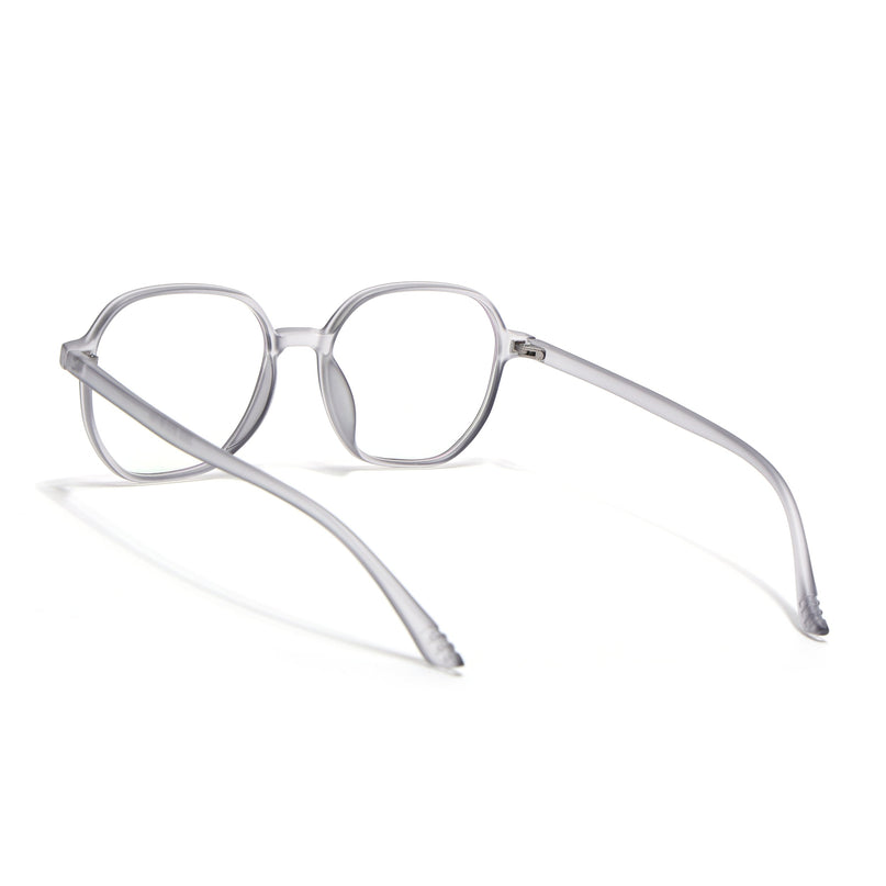 Eyejack Canment Grey Round Eyeglasses for Men & Women (CM2503FCL1802-C3)