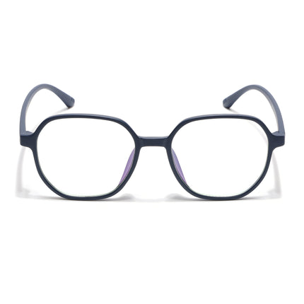 Eyejack Canment Navy Blue Round Eyeglasses for Men & Women (CM2503FCL1804-C5)