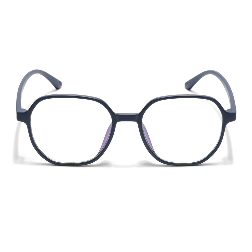 Eyejack Canment Navy Blue Round Eyeglasses for Men & Women (CM2503FCL1804-C5)