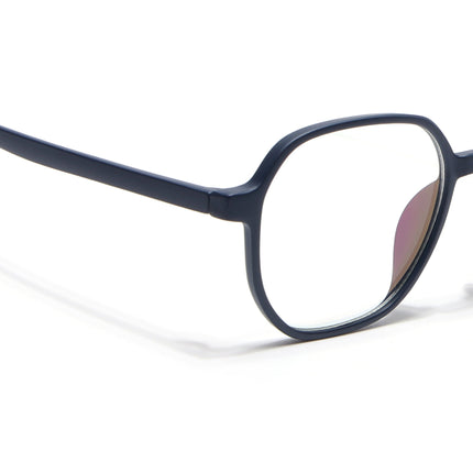 Eyejack Canment Navy Blue Round Eyeglasses for Men & Women (CM2503FCL1804-C5)