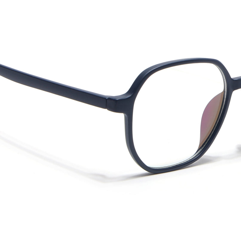 Eyejack Canment Navy Blue Round Eyeglasses for Men & Women (CM2503FCL1804-C5)
