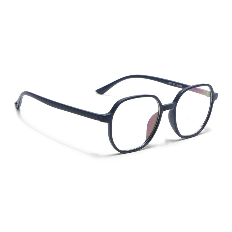 Eyejack Canment Navy Blue Round Eyeglasses for Men & Women (CM2503FCL1804-C5)