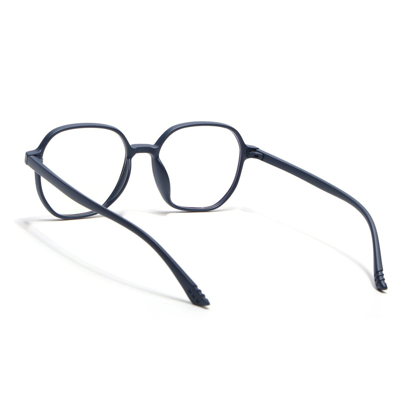 Eyejack Canment Navy Blue Round Eyeglasses for Men & Women (CM2503FCL1804-C5)
