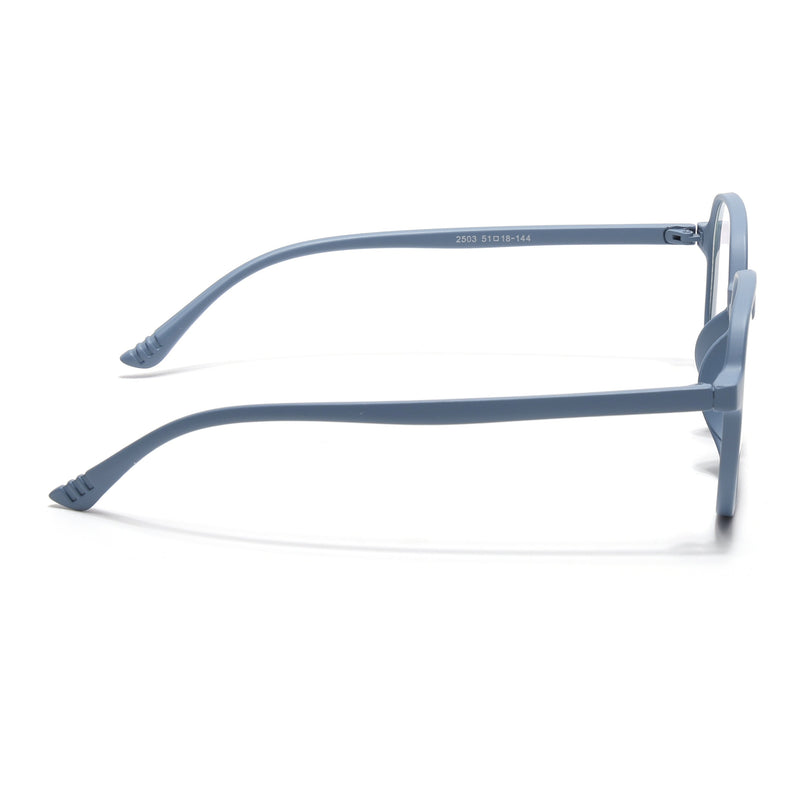 Eyejack Canment Sky Blue Round Eyeglasses for Men & Women (CM2503FCL1805-C6)