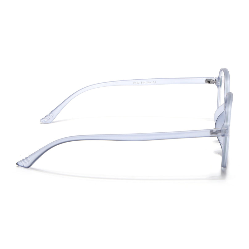 Eyejack Canment Blue Round Eyeglasses for Men & Women (CM2503FCL1806-C7)