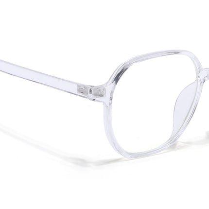 Eyejack Canment Transparent Round Eyeglasses for Men & Women (CM2503FCL1808-C9)