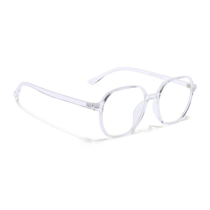 Eyejack Canment Transparent Round Eyeglasses for Men & Women (CM2503FCL1808-C9)