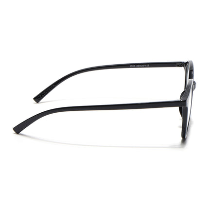 Eyejack Canment Shine Black Square Eyeglasses for Men & Women (CM2506FCL1810-C1)