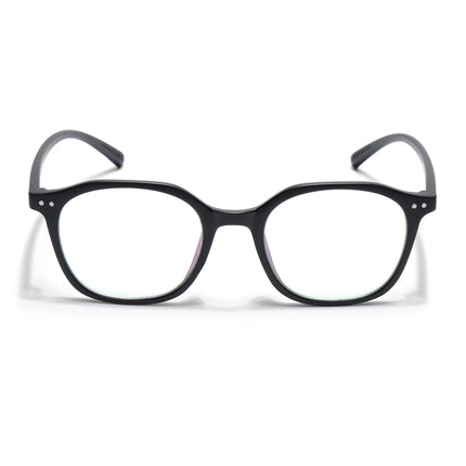 Eyejack Canment Matt Black Square Eyeglasses for Men & Women (CM2506FCL1811-C2)