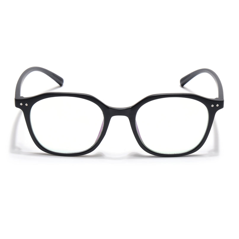 Eyejack Canment Matt Black Square Eyeglasses for Men & Women (CM2506FCL1811-C2)