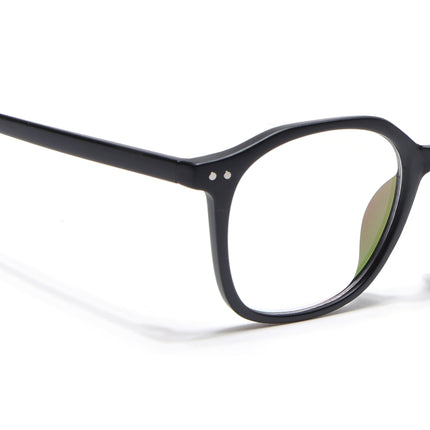 Eyejack Canment Matt Black Square Eyeglasses for Men & Women (CM2506FCL1811-C2)