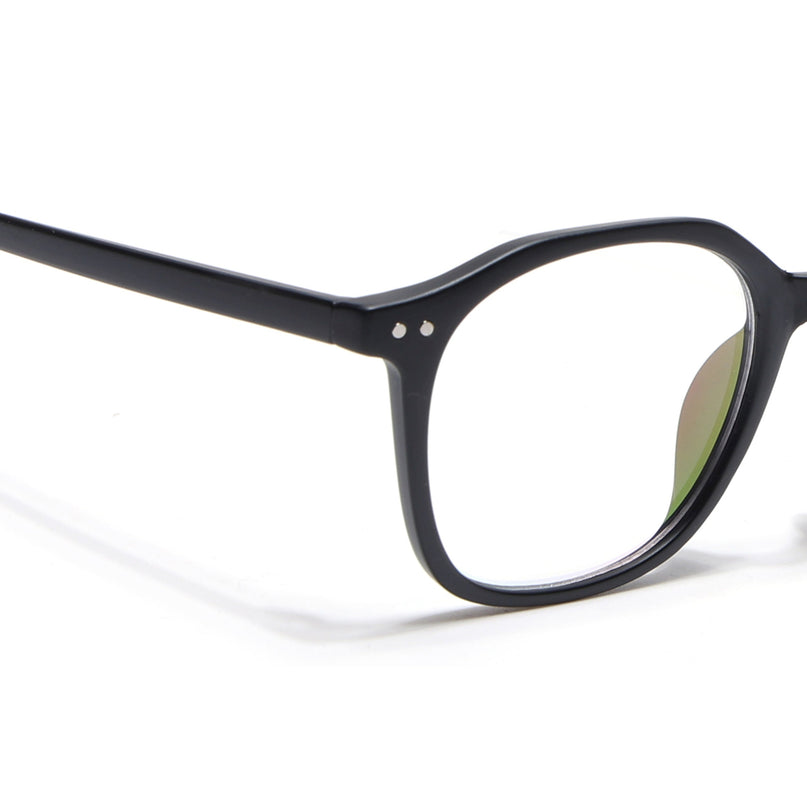 Eyejack Canment Matt Black Square Eyeglasses for Men & Women (CM2506FCL1811-C2)