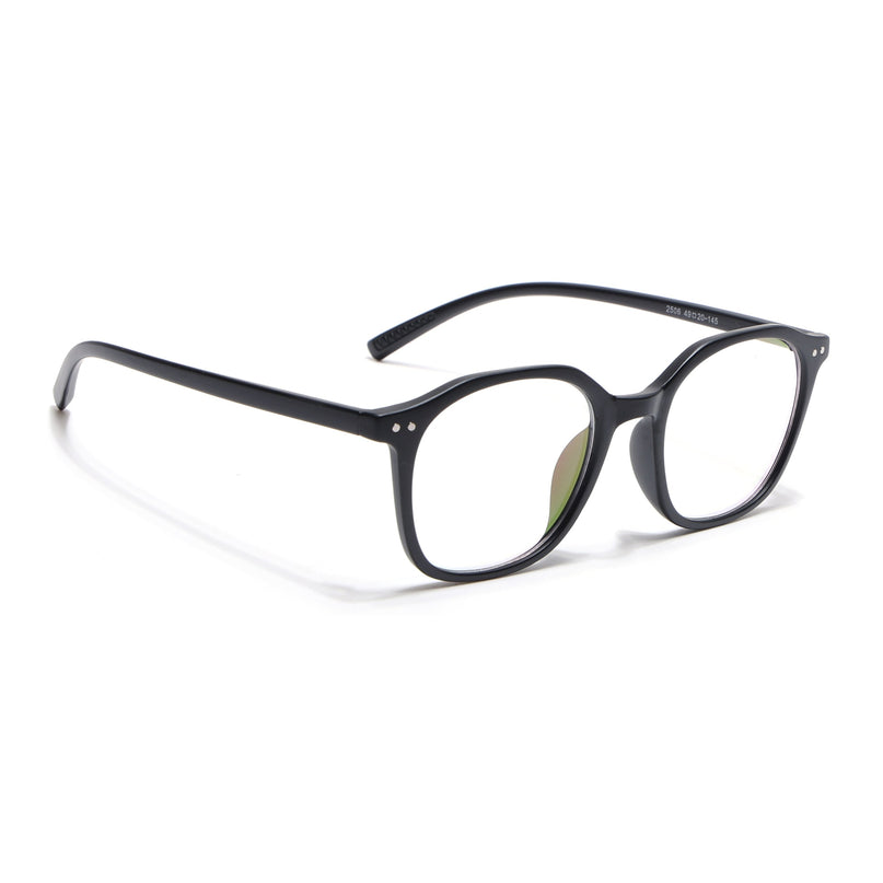 Eyejack Canment Matt Black Square Eyeglasses for Men & Women (CM2506FCL1811-C2)