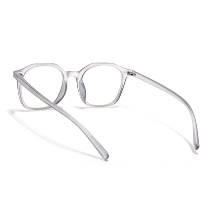 Eyejack Canment Grey Square Eyeglasses for Men & Women (CM2506FCL1812-C3)