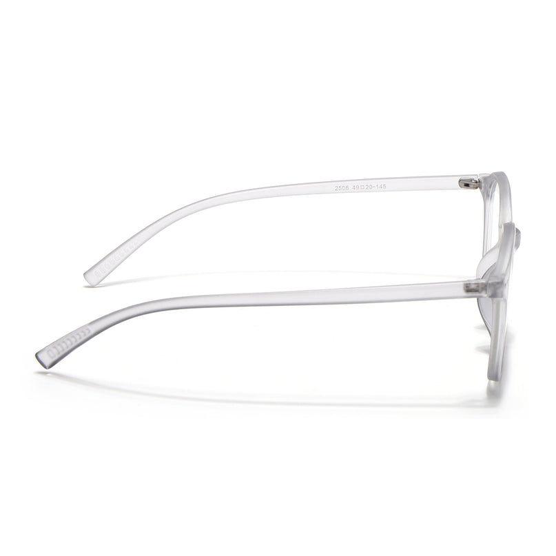 Eyejack Canment Grey Square Eyeglasses for Men & Women (CM2506FCL1812-C3)