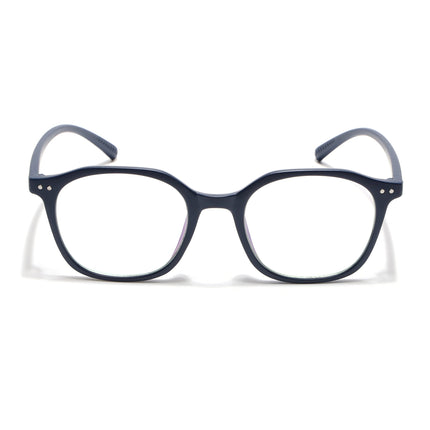 Eyejack Canment Navy Blue Square Eyeglasses for Men & Women (CM2506FCL1814-C5)
