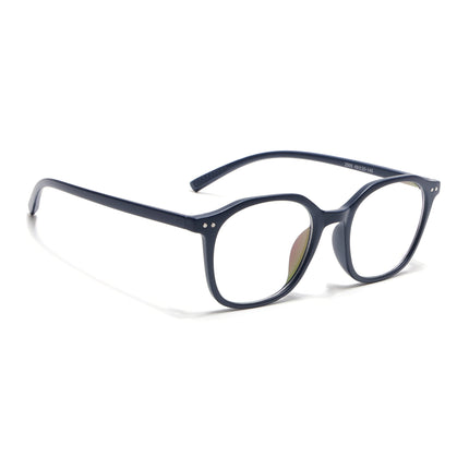 Eyejack Canment Navy Blue Square Eyeglasses for Men & Women (CM2506FCL1814-C5)