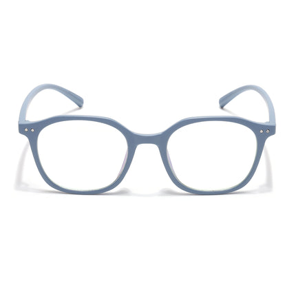 Eyejack Canment Sky Blue Square Eyeglasses for Men & Women (CM2506FCL1815-C6)