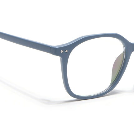 Eyejack Canment Sky Blue Square Eyeglasses for Men & Women (CM2506FCL1815-C6)