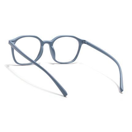 Eyejack Canment Sky Blue Square Eyeglasses for Men & Women (CM2506FCL1815-C6)