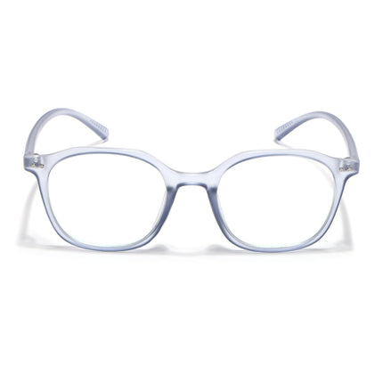 Eyejack Canment Blue Square Eyeglasses for Men & Women (CM2506FCL1816-C7)