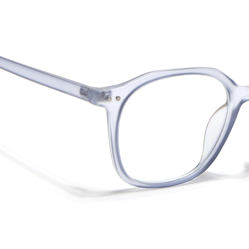 Eyejack Canment Blue Square Eyeglasses for Men & Women (CM2506FCL1816-C7)