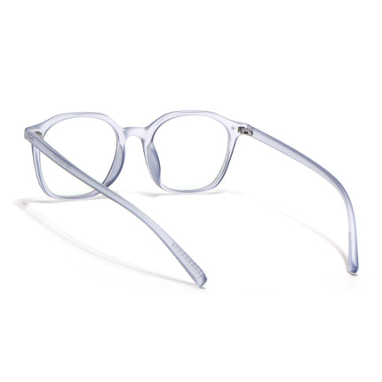 Eyejack Canment Blue Square Eyeglasses for Men & Women (CM2506FCL1816-C7)