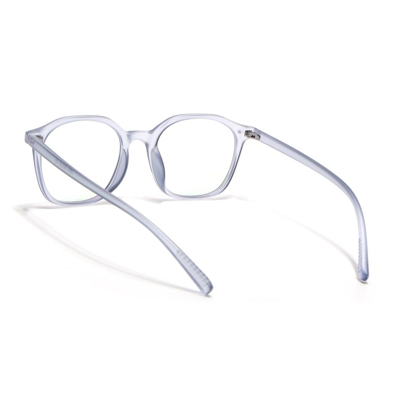 Eyejack Canment Blue Square Eyeglasses for Men & Women (CM2506FCL1816-C7)