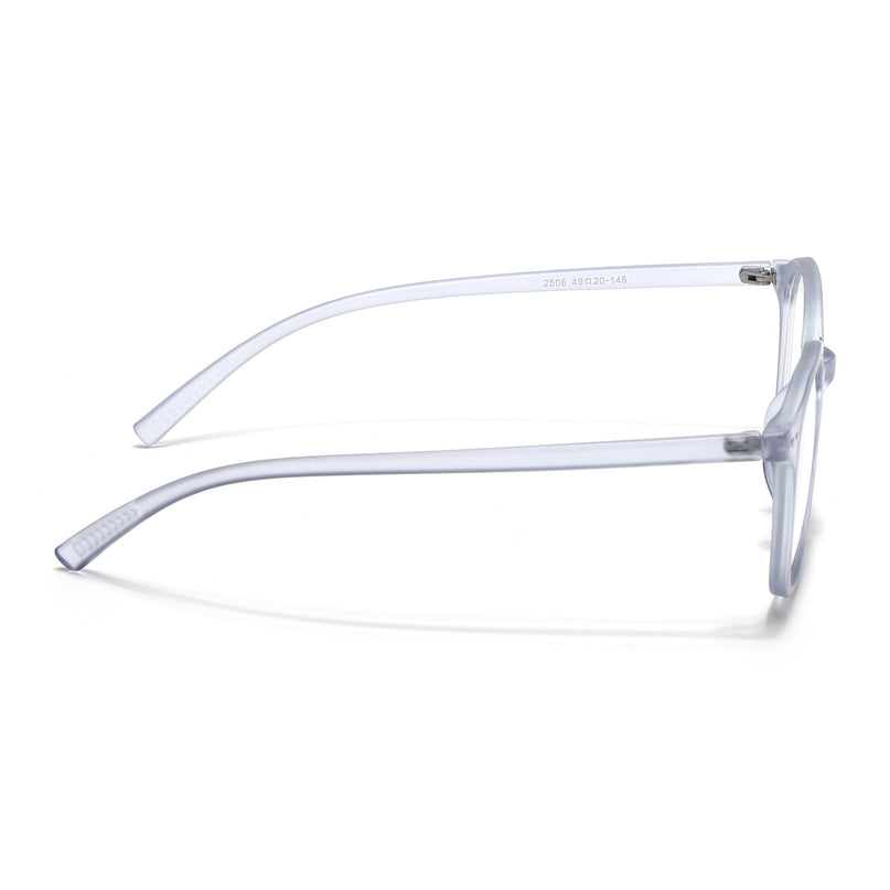 Eyejack Canment Blue Square Eyeglasses for Men & Women (CM2506FCL1816-C7)