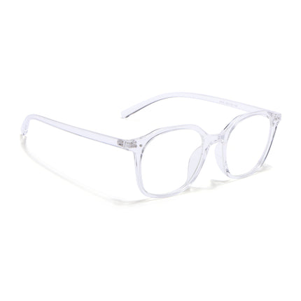 Eyejack Canment Transparent Square Eyeglasses for Men & Women (CM2506FCL1818-C9)
