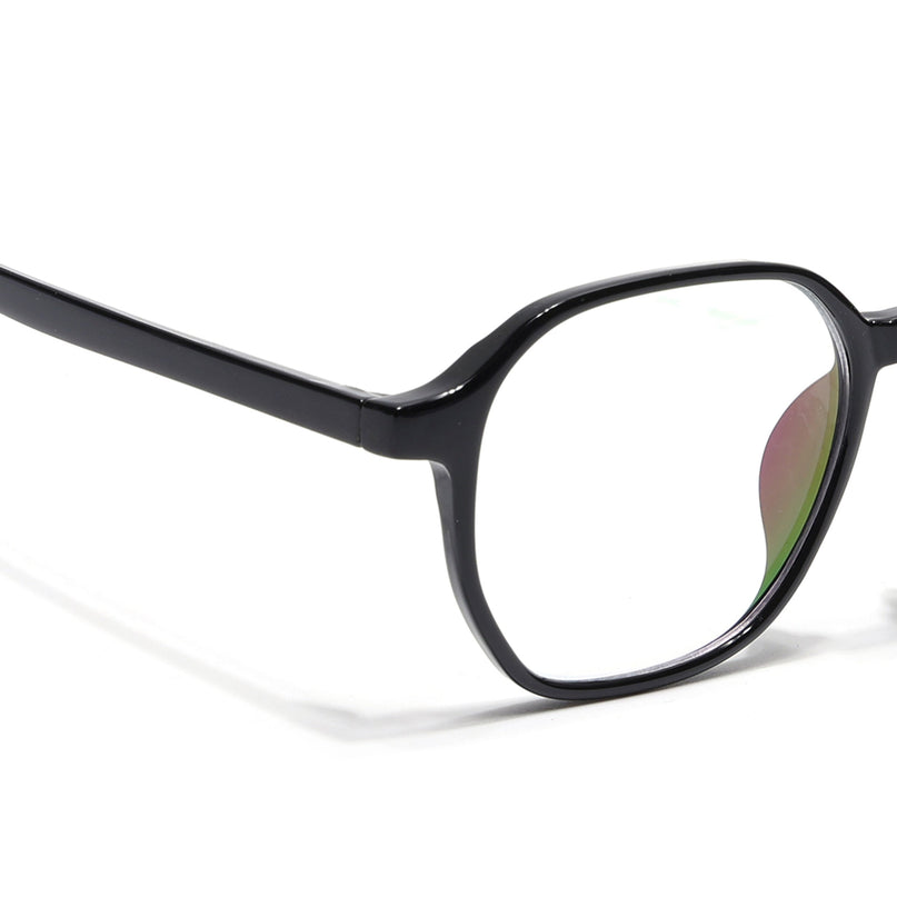 Eyejack Canment Shine Black Square Eyeglasses for Men & Women (CM2511FCL1820-C1)