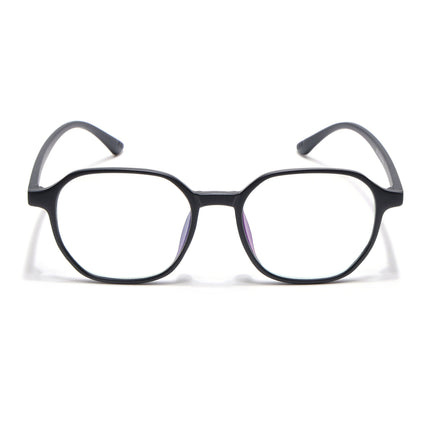 Eyejack Canment Matt Black Square Eyeglasses for Men & Women (CM2511FCL1821-C2)