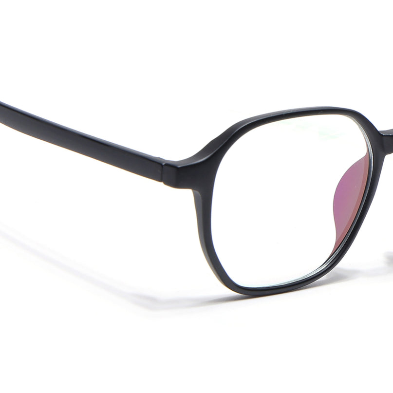 Eyejack Canment Matt Black Square Eyeglasses for Men & Women (CM2511FCL1821-C2)
