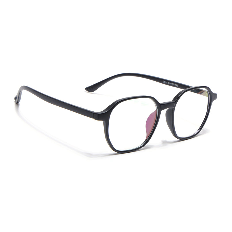 Eyejack Canment Matt Black Square Eyeglasses for Men & Women (CM2511FCL1821-C2)