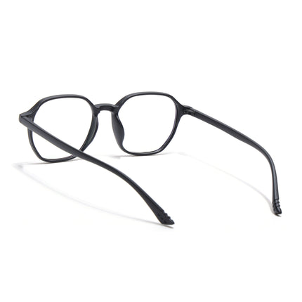 Eyejack Canment Matt Black Square Eyeglasses for Men & Women (CM2511FCL1821-C2)