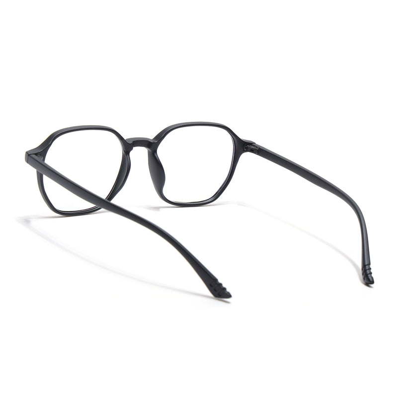 Eyejack Canment Matt Black Square Eyeglasses for Men & Women (CM2511FCL1821-C2)
