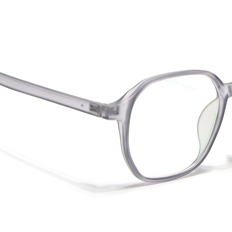 Eyejack Canment Grey Square Eyeglasses for Men & Women (CM2511FCL1822-C3)