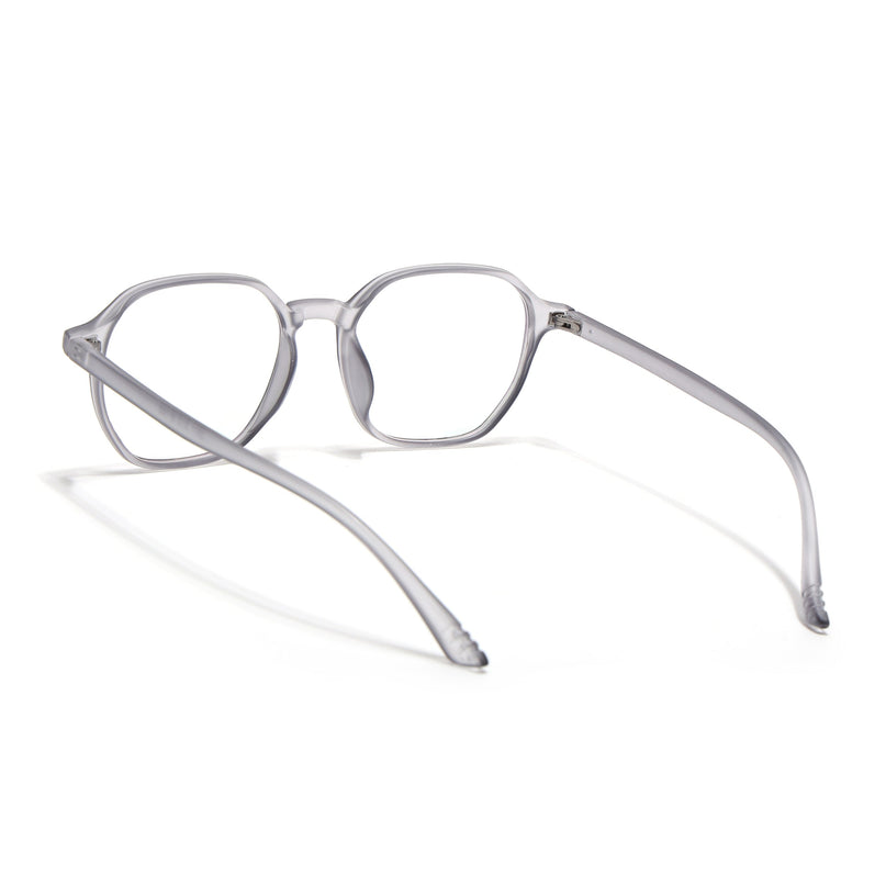 Eyejack Canment Grey Square Eyeglasses for Men & Women (CM2511FCL1822-C3)